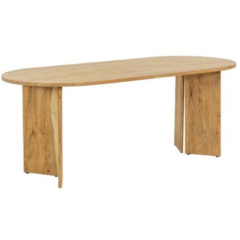Table à manger ovale en bois d'acacia Elwen (1/5)