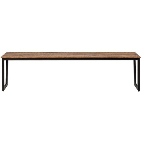 Made In Meubles – Banc en bois de manguier 180x29.5cm – Assise conviviale pour table – 46cm de hauteur – Idéal pour entrée ou salle à manger