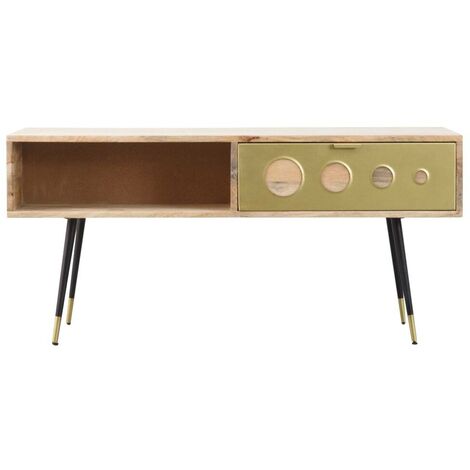 Table basse en bois de manguier Cactus (1/5)