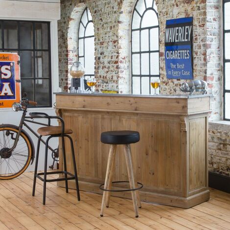 Arrière de Bar sur mesure en Bois Massif