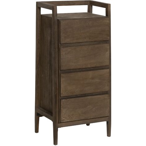 Chiffonnier en bois de manguier marron Emile (1/5)