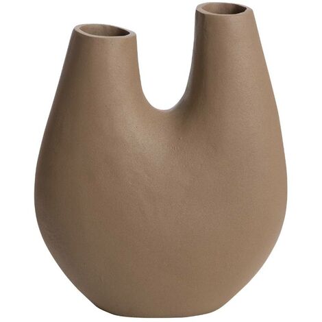 Vase marron 2 tiges en aluminium Tulipa (1/5)