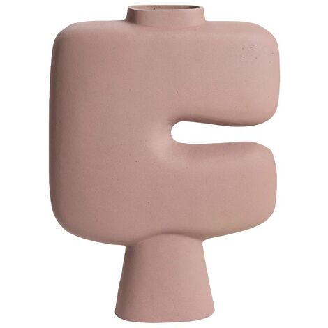 Grand vase rose en aluminium Cosmo (1/5)