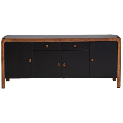 Buffet arrondi en bois de manguier Romy