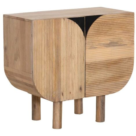 Made In Meubles – Buffet en bois de manguier Loëvan – Dimensions 80x40x75 cm – Élégance intemporelle avec rangement spacieux – Finition soignée (1/5)