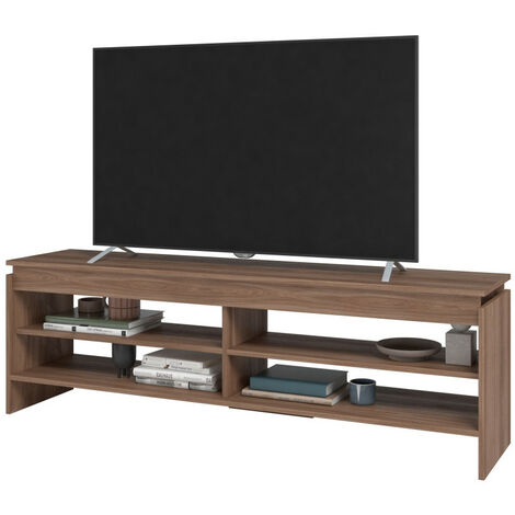 Meuble TV 65 Pouces Châtaignier 5 Niches 153 cm L 153 H 49 P 35 cm (1/5)