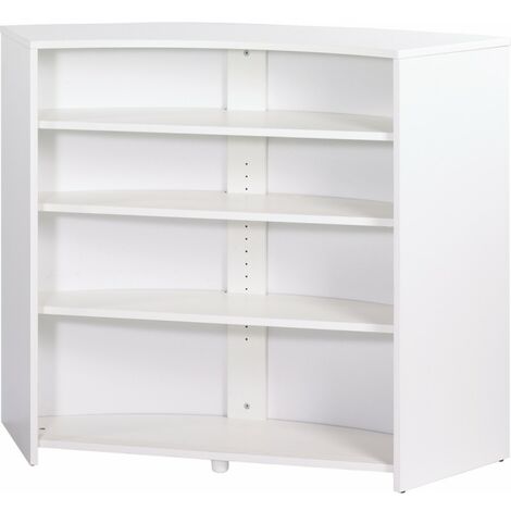 Meuble Bar, Meuble Comptoir Blanc 135 cm - Coloris: Rock 451 (1/3)