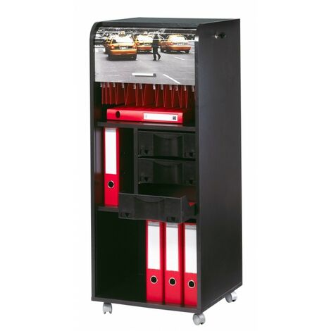 Caisson de Bureau Mobile Noir 108 cm - Coloris: New York 504 (1/5)