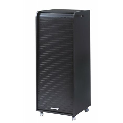 Caisson de Bureau Mobile Noir 108 cm - Coloris: Noir