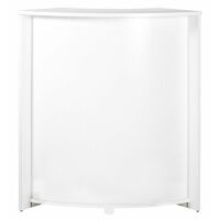 Meuble-Comptoir Bar 96 cm Blanc - Coloris: Blanc
