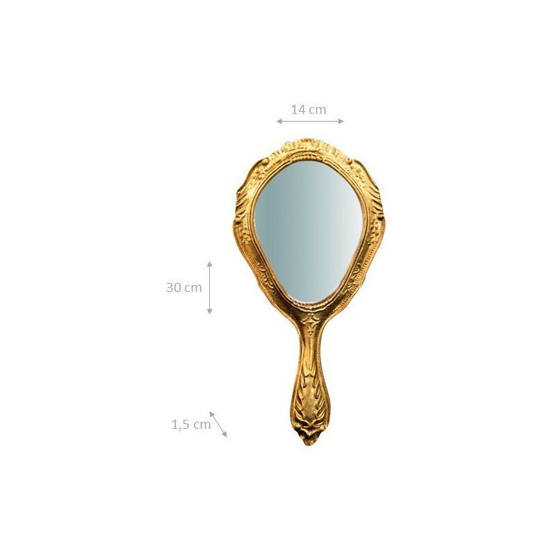 clipart miroir de courtoisie vintage