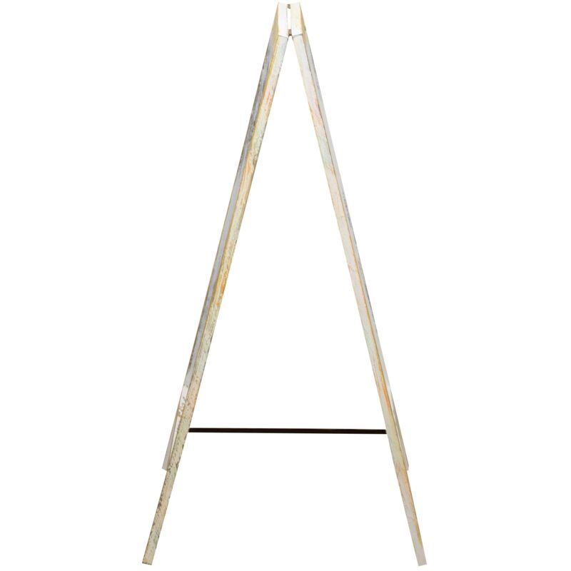 Biscottini Tableau Chevalet 95 X 6 X 50 Cm - Tableau Noir Double Face Avec Chevalet Extérieur Pour Restaurant Et Terrasse