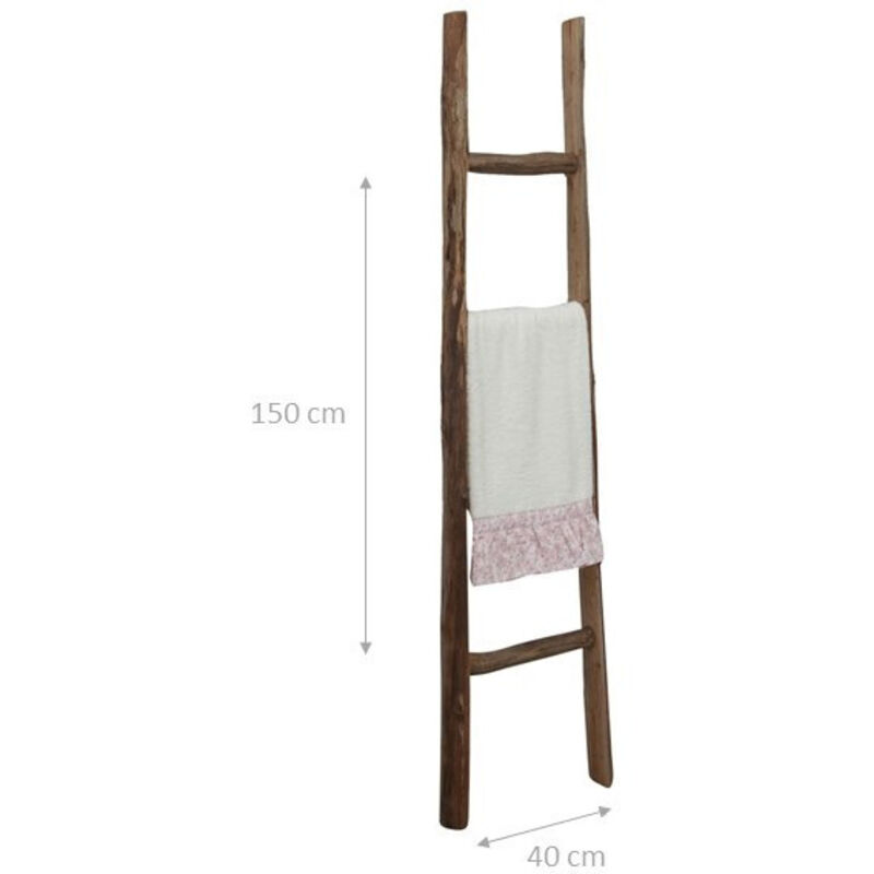 Échelle salle de bain étagère ou porte-serviettes en 20 idées magnifiques