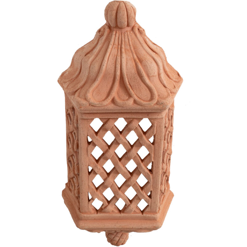 Biscottini Vase en Terre Cuite 32 x 32 x 30 cm | Petit Pot d'extérieur