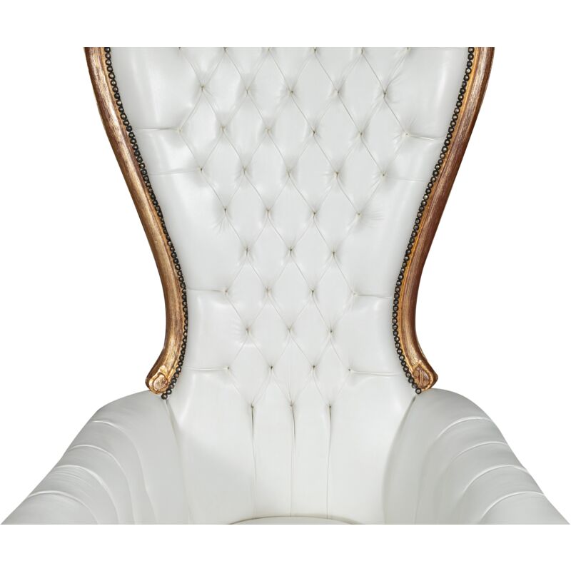Chaise Fauteuil Style Louis XVI – Biscottini – Bois Massif De Hêtre – Neuf