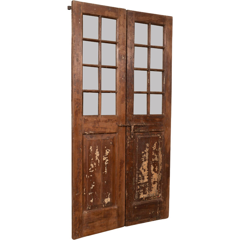 Bloc Porte ajustable décor chêne taupe Vérone - 204 x 73 cm