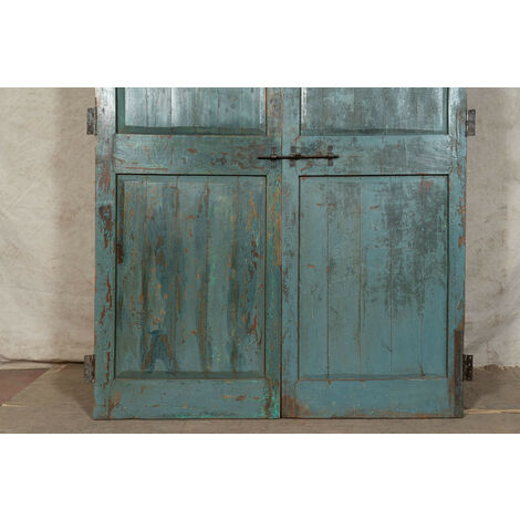 Ancienne porte entree fer forge d'occasion - Bricolage