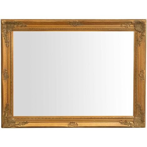 EMKE Miroir sur Pied 160 x 60 cm, Miroir Plein Pied avec Cadre en Aluminium  pour Salon, Chambre, Vestiaire, Doré : : Cuisine et Maison