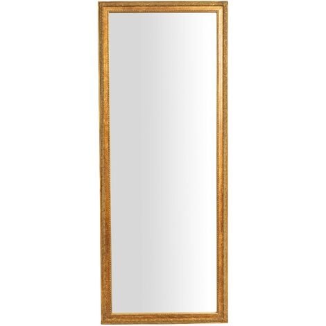Croxley miroir mural, rectangulaire, portrait ou paysage, dimensions : 70  x 50 x 2,2 cm, surface du miroir : 67,6 x 47,6 cm, à poser ou à fixer au  mur