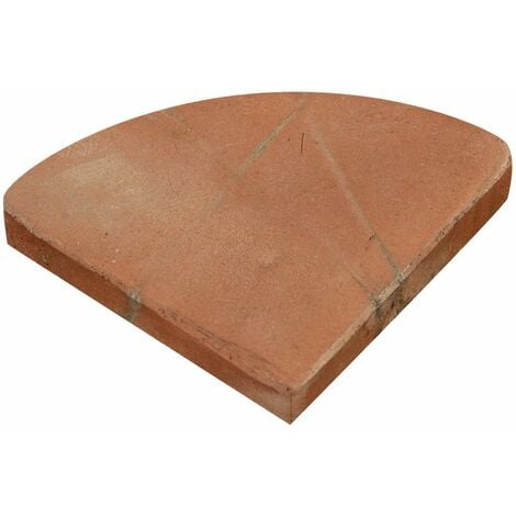 Set de 20 Soucoupe en vieilli terre cuite Toscane L10xPR10xH2.5 cm Made in Italy Pieds pour pots de fleurs de balcon extérieurs
