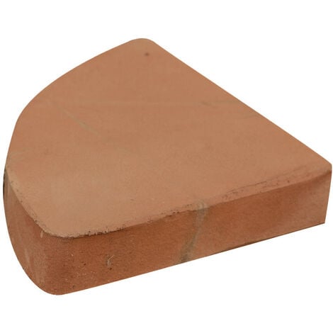 Set de 20 Soucoupe en vieilli terre cuite Toscane L10xPR10xH2.5 cm Made in Italy Pieds pour pots de fleurs de balcon extérieurs