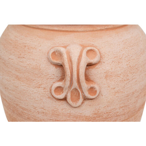 Biscottini Porte-parapluie pour extérieur et intérieur 45,5 x 34,5 x 34,5 cm | Vases en terre cuite porte-parapluie Made in Italy | porte-parapluies en terre cuite fabriqués à la main