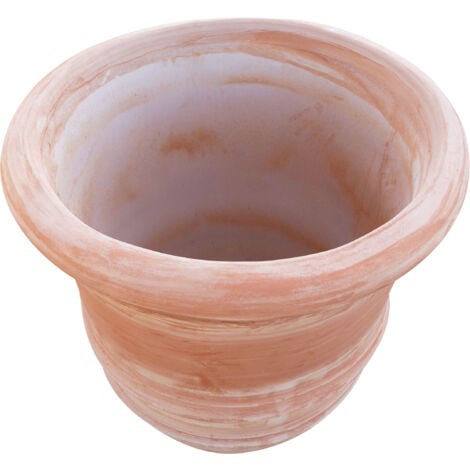 Vase en terre cuite Pots de fleurs d'extérieur 80x68 cm Jardinière de balcon Grand pot de plantes Pot de jardin Fait à la main