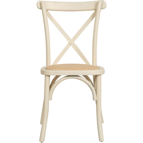 Chaises de jardin - Métal & Fer galvanisé - Crème antique - Indra