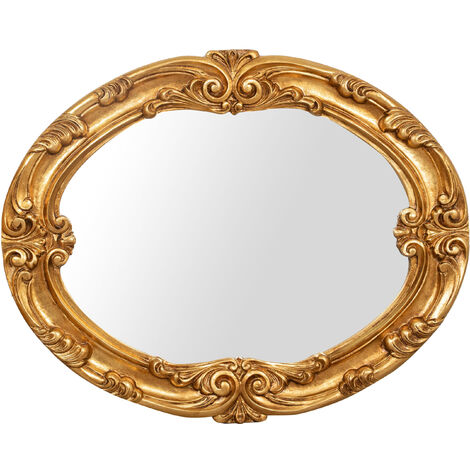 Miroir rond - Miroir adhésif - Sans cadre - Bronze - Diamètre : 50 cm -  Epaisseur : 4