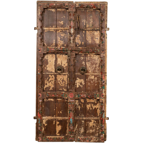 Portes d'entrée bois vitrée ancienne | Menuiserie Collin