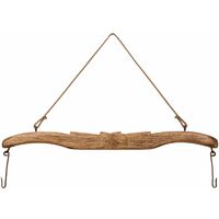 BRAS EN BOIS MASSIF DE TILLEUL FINITION NATUREL