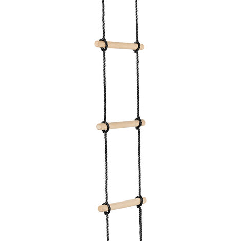 Echelle de corde Enfants 200CM Bois - Echelle d'escalade - Echelle