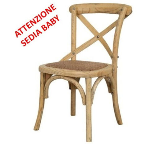 Silla Vintage Baby Thonet 36X42X65 cm Sillas Rústicas Sillas de Cocina y Comedor Sillas de Madera de Fresno Silla Moderna