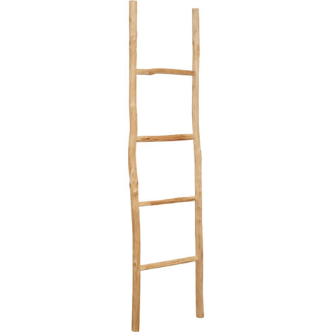 Toallero escalera de madera baño moderno suelo de pared a pared escalera decorativa toallero portaobjetos librería