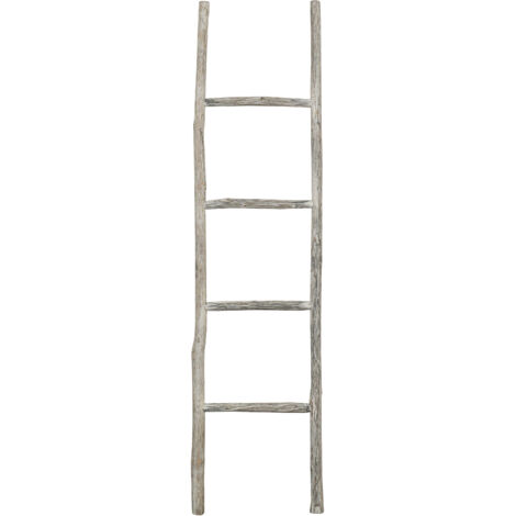 Toallero de escalera de madera moderno para baño de pie de pared decorativo Toallero de escalera Soporte para objetos y jarrones (1/5)