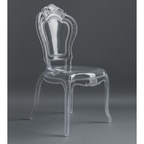 Silla de Cocina Sillón Sillas de Comedor Policarbonato Sillón de Salón Dormitorio Exterior nada que envidiar a los de madera (1/5)