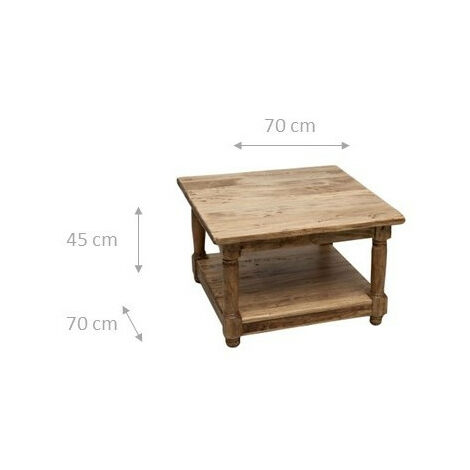 Mesa escritorio de estilo Country de madera maciza de tilo armazón blanco  envejecido plan acabado con efecto natural