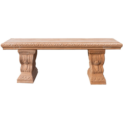 Banco Liberty en terracota 100 % Made in Italy, totalmente elaborado a mano. (1/5)