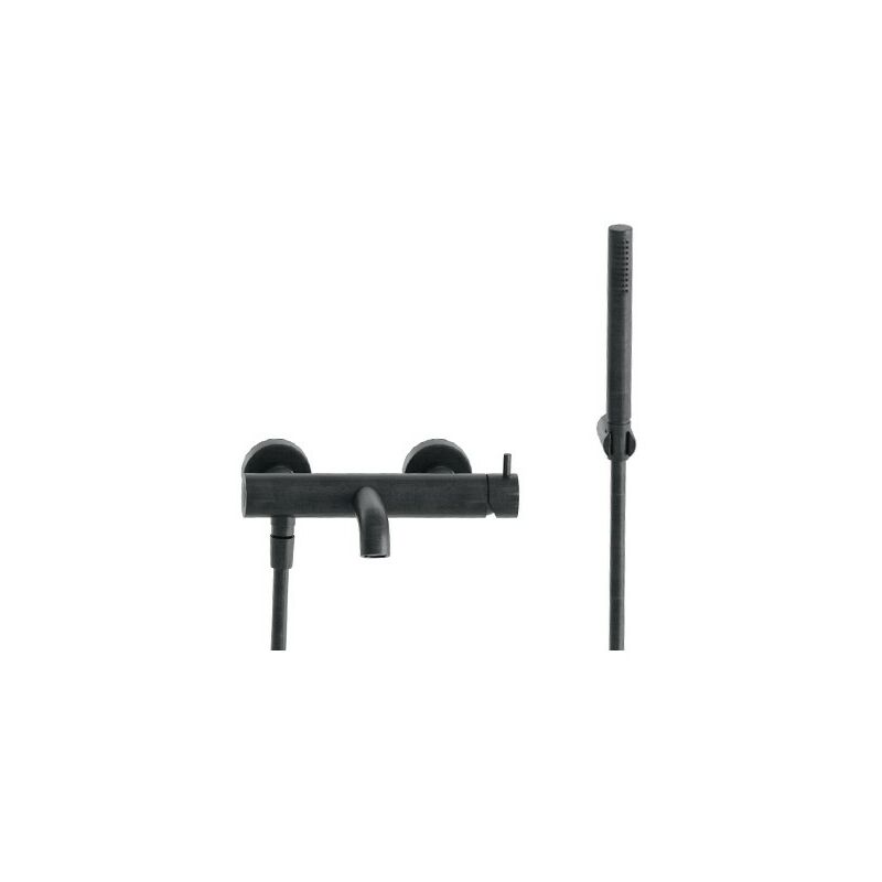 Mitigeur fixation murale pour douche BLACKMAT TRIVERDE - CRISTINA