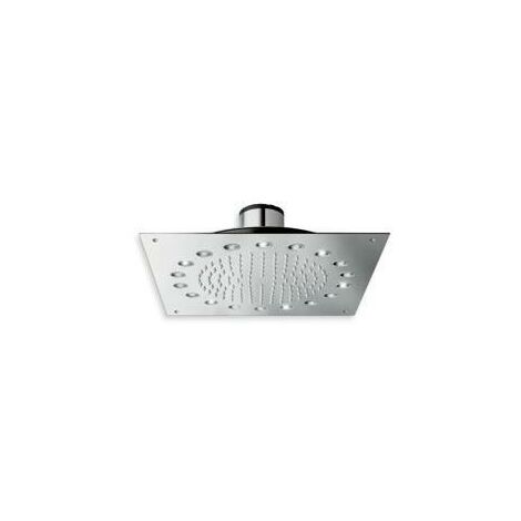 Pomme de douche anticalcaire avec bras Cristina Ondyna diamètre 10 cm chromé