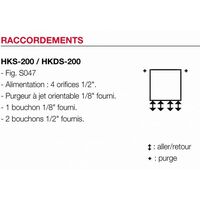 Radiateur chauffage central ACOVA KEVA PREM'S Vertical Simple 698W HKS-200-028