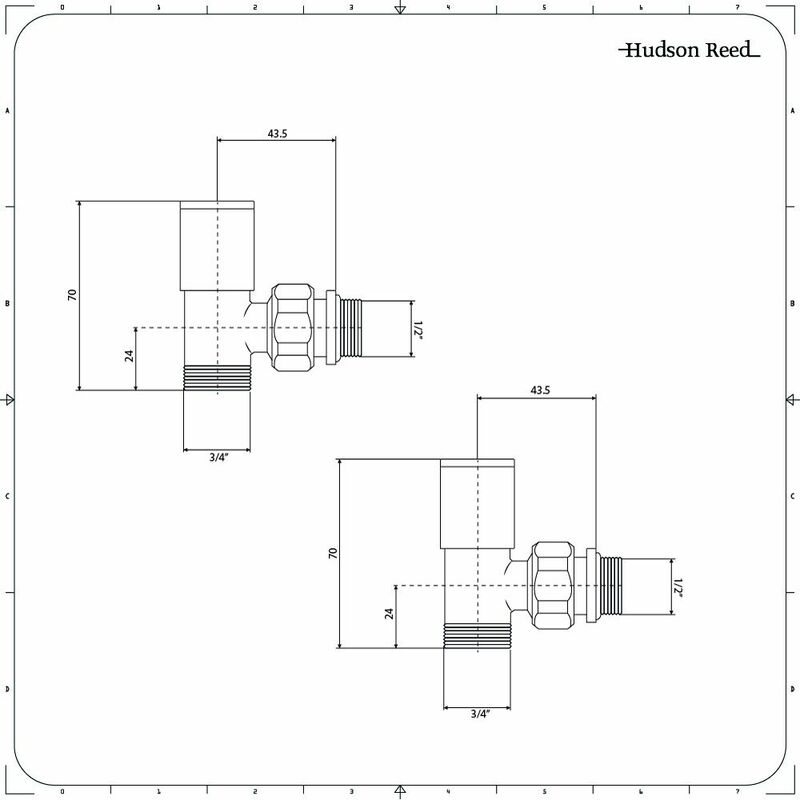 Robinet radiateur thermostatique droit – Raccordement central - Adaptateur  cuivre 16mm