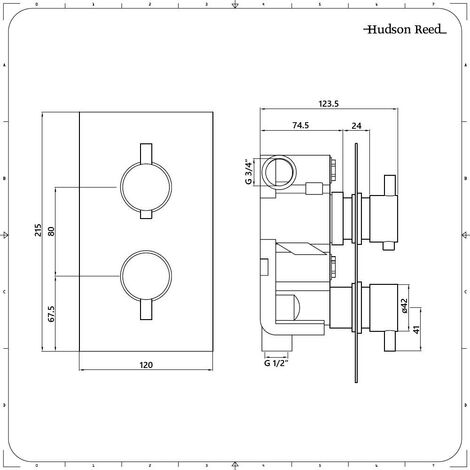 Kit de douche thermostatique avec inverseur, pommeau carré et douchette – 2  fonctions – Noir – Nox