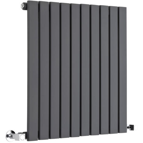 Hudson Reed Sloane – Radiateur Design Horizontal – Anthracite – 63.5 x 59cm (1/5)