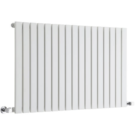 Hudson Reed Sloane – Radiateur Design Horizontal – Blanc – 63.5 x 100cm