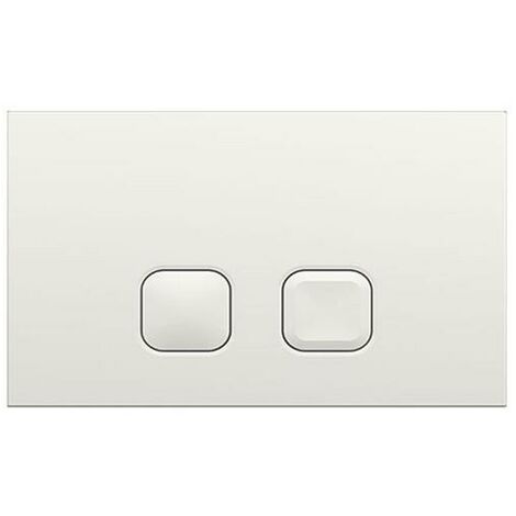 Bâti compact WIRQUIN + Plaque de déclenchement blanche + WC