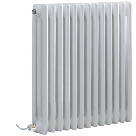 Radiateur électrique décoratif horizontal - 1500 W - blanc - Tesi