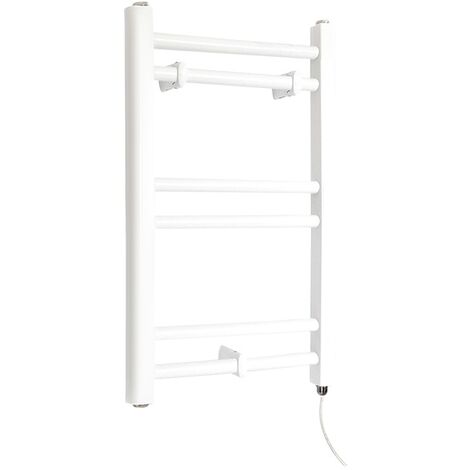 Hudson Reed Ive - Sèche-Serviettes Design Électrique Moderne Plat - Blanc -  60 cm x 40 cm
