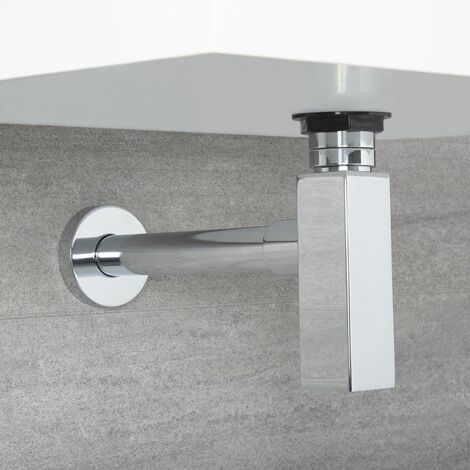 Siphon Design lavabo & vasque - Fini chrome