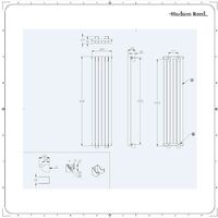 Radiateur Design Vertical – Anthracite – 160 x 35.4cm – Savy